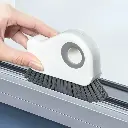 2 in 1 Groove Cleaning Brush Window Track Multifunction Grout Cleaner Tool Grip Brush Hard Bristle Crevice Cleaning Brush for Sliding Door Track