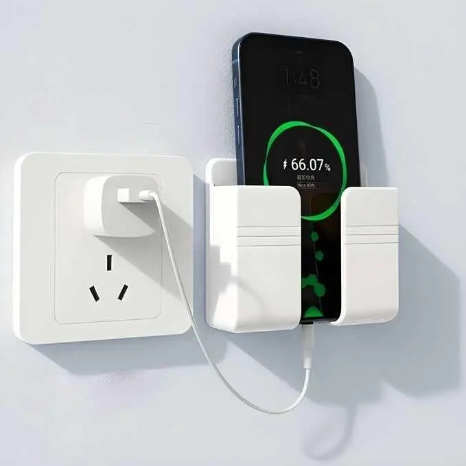 Mobile Holder/Mobile Stand /Phone Stand Wall Mount For Mobile Charging (Pack Of 2)