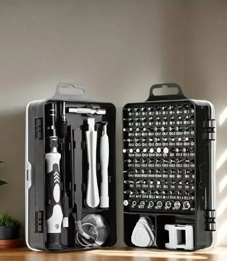 115 in 1 Magnetic Screwdriver Set Suitable for Repair of Phones Laptops Tab i Phone i Pad Cameras Glasses Watches All Small Electronics Toolkit