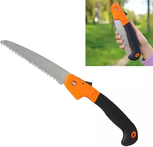 SHARP-HORNS Folding Saw (180 mm) for TrimmingCamping Branches | Folding pruner cutter Folding Pruning Saw Bamboo Cutter Wood Saw Hand Tree Cutting Saw