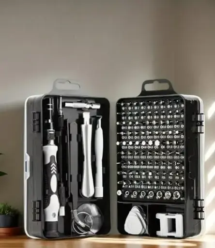 115 in 1 Magnetic Screwdriver Set Suitable for Repair of Phones Laptops Tab i Phone i Pad Cameras Glasses Watches All Small Electronics Toolkit