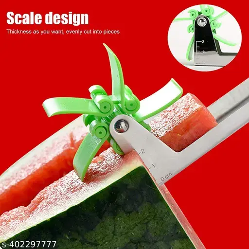Stainless Steel Washable Watermelon Cutter Windmill Slicer Cutter Peeler for Home/Smart Kitchen Tool Easy to Use
