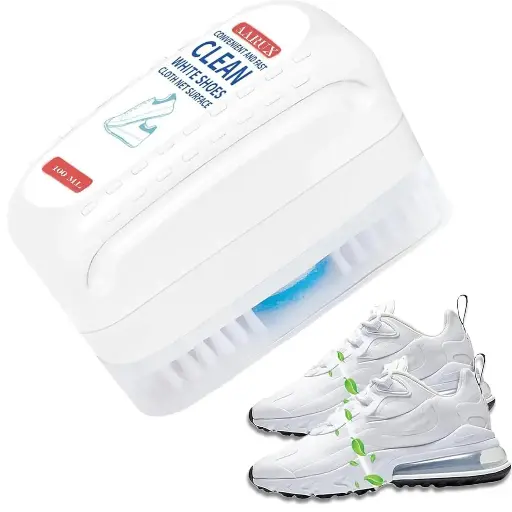 2 in 1 Multifunction Cleaning Shoe Brush, 2024 New 2-in-1 Shoe Brush, Liquid Shoe Brush Liquid Adding Soft Cleaning Brush Clothes, Shoes (2)